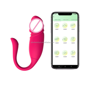 Dildo Realista con Empuje Controlado por App Vibrador Vaginal Anal y de Clítoris Juego Sexual para Parejas Vibrador para Panti Juguetes Sexuales para Mujer - Product Image 6