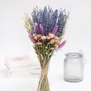G79 Día de Navidad Decoración Presente <span class=keywords><strong>Lavanda</strong></span> seca Bebé Aliento Flores Paquetes Ramo de flores secas Gypsophila natural - Product Image 6