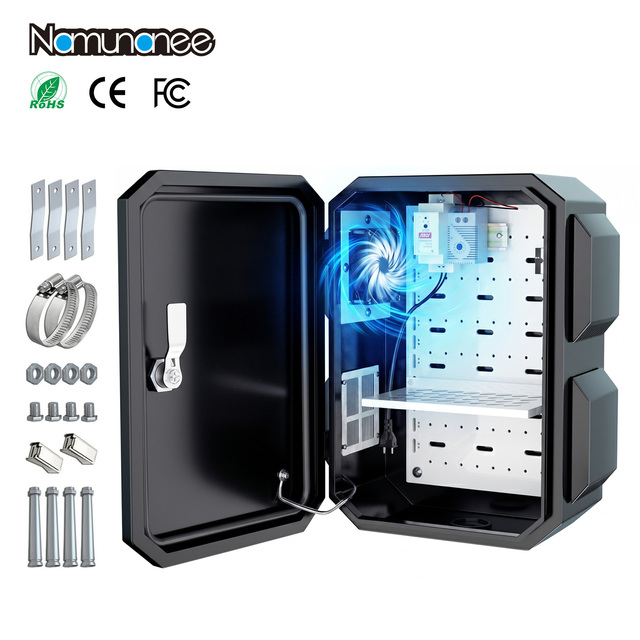 Outdoor Electrical Equipment Cabinet Wall/Pole Mount CCTV Enclosure Waterproof Electrical Panel Distribution Box