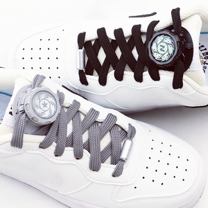 <span class=keywords><strong>Nuevas</strong></span> Zapatillas Deportivas Planas y Sencillas de Plástico con Hebilla de Alambre de Acero Antideslizante, Diseño de Cordones Elásticos Sin Atar - Product Image 5