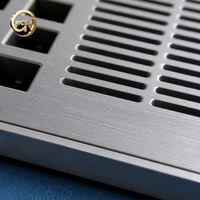 Plaque de châssis électronique en aluminium brossé haute précision sur mesure pour rack de serveur