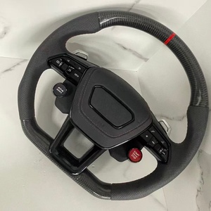 Volante Sportivo in Fibra di Carbonio per Audi A4/A4L/A5/<span class=keywords><strong>A6</strong></span>/A6L/A7/A8/A8L/R8/Q3/Q5/Q7/S3/S4 <span class=keywords><strong>2014</strong></span> - Product Image 2