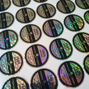 Nhãn Dán Hình Ba Chiều 3d Bảo Mật Bằng <span class=keywords><strong>Laser</strong></span> Euro Tuỳ Chỉnh Xóa Bỏ Mã QR Số Sê-ri Nhãn Dán Hình Ba Chiều 3d - Product Image 4