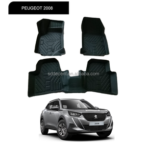 Tappeto auto impermeabile per auto 3D TPE tappetino per auto, profondo, tappetino per piatti, adatto a <span class=keywords><strong>PEUGEOT</strong></span>, <span class=keywords><strong>2008</strong></span> <span class=keywords><strong>tappetini</strong></span> per auto - Product Image 3
