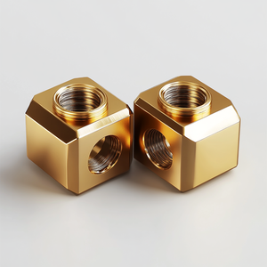 Tùy chỉnh CNC gia công kim loại nhôm ốc vít không tiêu chuẩn có khía ngón tay cái Threaded Nuts chèn khác nhau Brass bộ phận phần cứng - Product Image 3
