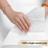 Serviette en papier multi-pli à séchage rapide et très absorbante, pour toilettes, salles de bain et hôpitaux