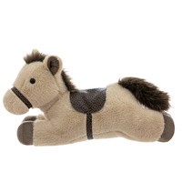 Peluche transfrontalière Cheval, Mascotte du Zodiaque de l'Année, Cadeau du Nouvel An, Anti-stress, Brodé, Rembourrage en polyester et coton PP, 31-50cm, 14