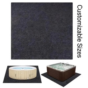 Nuovo Tappetino Protettivo per Vasca Idromassaggio, Feltro Non Tessuto Impermeabile Antiscivolo per SPA Interna ed Esterna - Product Image 3
