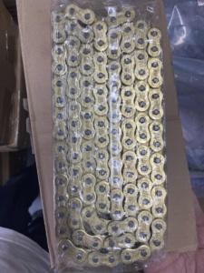 <span class=keywords><strong>Cadena</strong></span> Reforzada para Motocicleta JFG Accesorios 420 428 428h <span class=keywords><strong>520</strong></span> <span class=keywords><strong>Cadena</strong></span> <span class=keywords><strong>Dorada</strong></span> para Moto - Product Image 4