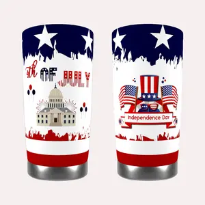 no moq 20 0z Custom tumblers of mathers day fathers day sublimation Straight Stainless Steel Tumbler cups With straw mug