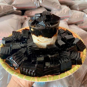 Traditional Herbal Black Grass <b>Jelly</b> Powder Smooth Glossy Finish for High-End Restaurant Dessert Presentation - Product Image 6