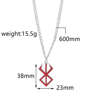 Mad Warrior Viking Collier Hip Hop Punk Vintage Bijoux Alliage Géométrique Pendentif Collier pour Hommes et Femmes - Product Image 3