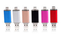 Flash Drive USB 3.0 Tipe-C Baru Antarmuka USB-A 8GB-256GB Logam Logo Kustom Kapasitas Asli 100% Garansi 24 Bulan