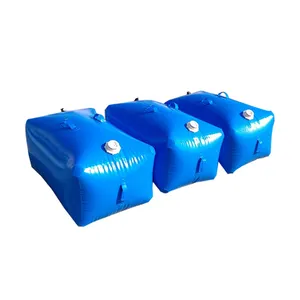 阿里巴巴厂家批发定制5000 L矩形篷布PVC柔性软塑料储水囊罐
