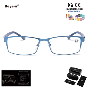 Boyarn, recién llegado, gafas de lectura de negocios para hombre, montura de aleación de titanio, gafas graduadas para hipermetropía y <span class=keywords><strong>presbicia</strong></span> para hombre - Product Image 5