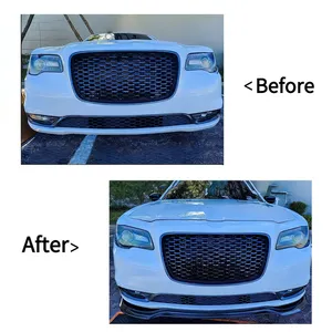 StarNav Pour 300C 2012 à 2018 – Kit de modification extérieur 3 pièces : Spoiler de pare-chocs avant, diffuseur et protection de carrosserie - Product Image 6