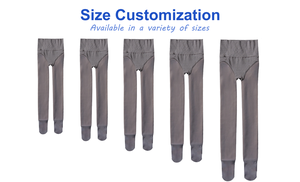 Voetloze Zwarte Compressie Panty Hoge Taille Doorschijnende Super Ondoorzichtige Panty Voor Vrouwen - Product Image 2