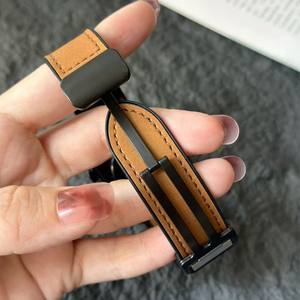 Compatible avec la montre S11 pour GT5 pour bracelet de montre en silicone à motif Crazy Horse avec fermoir magnétique - Product Image 4