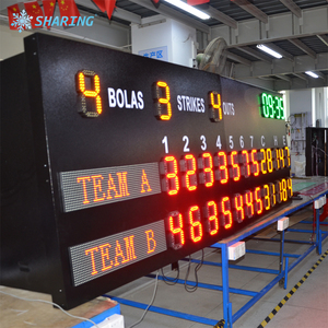 Grand écran d'affichage LED pour tableau de scores électronique de baseball en plein air, avec chiffres multicolores pour les stades sportifs - Product Image 4