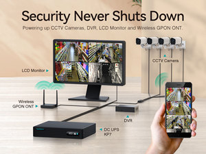 Marsriva เครื่องสำรองไฟ24000มิลลิแอมป์9โวลต์12โวลต์15โวลต์24โวลต์พร้อม Kp7มินิ DC UPS สำหรับไวไฟเราเตอร์กล้องวงจรปิด - Product Image 3