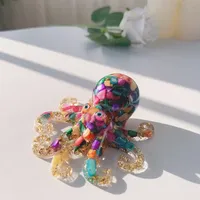 Kustom 3D dicetak SLA layanan prototipe cepat prototipe kristal transparan Resin gurita Model baja dan mesin kuningan