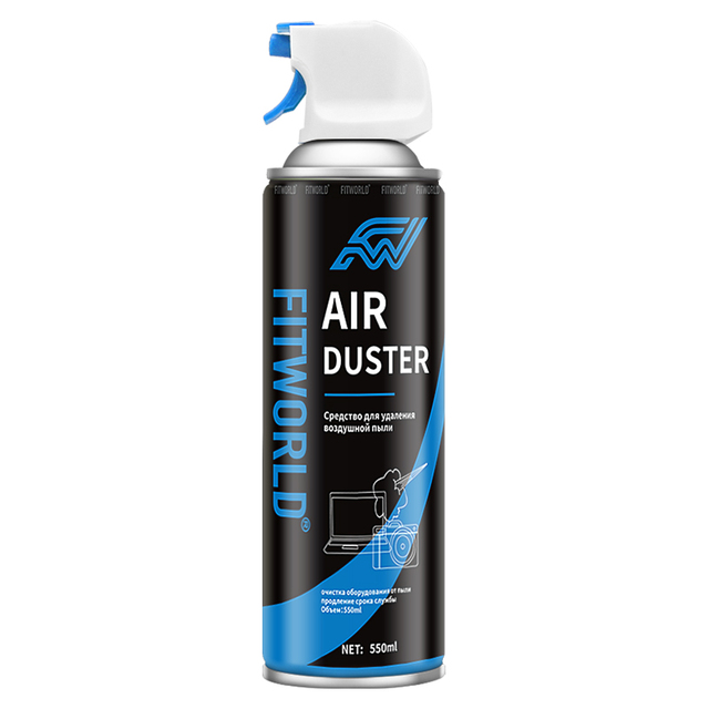 FITWORLD 550ml OEM Air Duster&Compressed Gas Duster for Computer Other Electronic Equipments Computer Keyboard Camera Cleaner