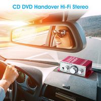 Fabrika HiFi 12V Mini araba amplifikatör 2 kanal oto ses Stereo dijital AMP