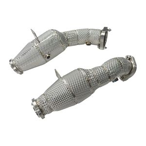 ท่อไอเสียสแตนเลสสมรรถนะสูง สำหรับ Mercedes-Benz <span class=keywords><strong>C43</strong></span> AMG E43 E400 3.0T M276 ปี 2016+ พร้อมฉนวนกันความร้อน - มีสินค้าในสต็อก - Product Image 5