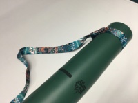 Tapis de yoga antidérapant de marque privée Yoga Pilates Portable 4mm Tapis de yoga en polyuréthane écologique personnalisé imprimé de luxe en caoutchouc naturel