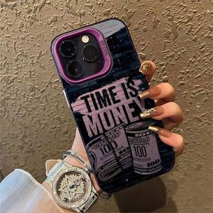 Funda para Teléfono Móvil con Diseño de Billetes de Dólar Plateados de 2025 para iPhone 16 15 Pro Max 14 13 12 11, Carcasa Transparente IMD Resistente a Golpes - Product Image 3