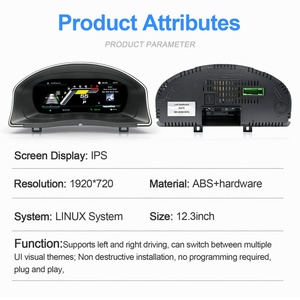 Navihua 12.3" <b>Digital</b> Dashboard Instrument <b>for</b> Volkswagen Golf 5 2004-2009 CarPlay Auto <b>Speedometer</b> Linux System - Product Image 2