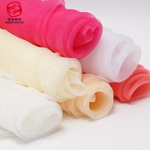 Organza 100% โพลีเอสเตอร์โปร่งใสบางเรียบ27gsm ที่มีคุณภาพสูงหุ้นจัดส่งที่รวดเร็ว - Product Image 3