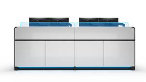 Muebles de oficina modernos, Mesa ejecutiva, Centro de Control de escritorio personalizado, consola de sala de Control inteligente - Product Image 2