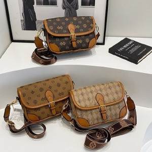 Vintage impression femmes sacs 2025 nouveaux sacs de bureau pour femmes luxe rétro mode épaule petits sacs carrés en gros - Product Image 6