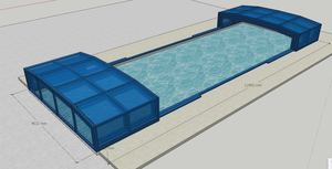 <span class=keywords><strong>Cubierta</strong></span> <span class=keywords><strong>Retráctil</strong></span> para <span class=keywords><strong>Piscina</strong></span> ASM130J, Techo Corredizo de Vidrio, Casas Modernas, Marca Sunmate, Garantía de 5 Años, <span class=keywords><strong>Precio</strong></span> Bajo, Gran Venta - Product Image 6