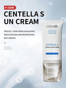 Crème solaire hydratante, lissante et éclaircissante CODR Centella Asiatica Vitamine E Water Fit, protection solaire douce, fabriquée en Chine - Product Image 5