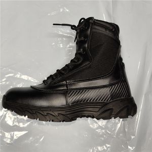 Bottes tactiques respirantes TSB10 en cuir noir et kaki, bottes tactiques Typhoon, bottes de jungle pour zones chaudes - Product Image 3