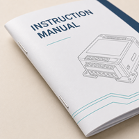 Folletos Impresos Personalizados en Papel Couché de Lujo, Tamaños A4 y A5, Manuales de Instrucciones Plegables para Productos Electrónicos