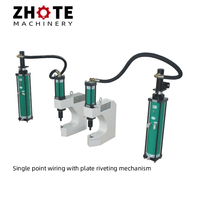 Machine de sertissage pneumatique sans rivets contrôlée par PLC, équipement de sertissage TOX pour tôles métalliques