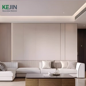 Nhà Máy Nhà sản xuất nội thất Ốp sợi tre SPC Panel tường đá PVC Panel tường để trang trí - Product Image 1