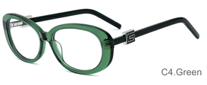 Prêt à expédier – Lunettes <span class=keywords><strong>de</strong></span> <span class=keywords><strong>vue</strong></span> ovales à monture étroite en acétate transparent <span class=keywords><strong>de</strong></span> haute qualité pour femmes, pour usage quotidien - Product Image 5