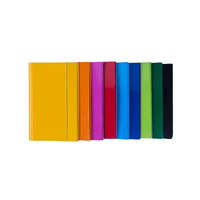 Carnet A6 à couverture rigide avec logo personnalisé, élastique et marque-page en ruban pour le bureau, l'école, les affaires, cadeau, vente en gros
