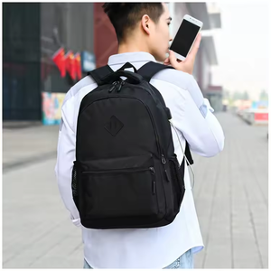 Sac à dos multifonctionnel personnalisé grande taille en tissu Oxford, idéal pour l'école, les voyages et les ordinateurs portables, avec dossier ergonomique. - Product Image 4