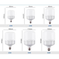 Ampoule LED de haute qualité, 10W 15W 20W 30W 40W 50W E27 B22, économie d'énergie, pas cher, vente en gros