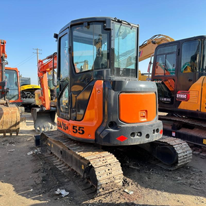 Véritable 100% Original Utilisé 5 Tonnes Durable Hitachi ZX55USR Cheap Crawler Digger prêt à expédier - Product Image 5