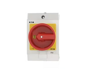 Eaton T0-serie Hoofdschakelaar, 20 A, Oppervlaktemontage, 2 Contacteenheid (S), 3-polig, Met Rode Draaihendel En Gele Borgring - Product Image 2