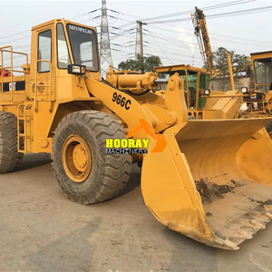 รถตักล้อยาง Caterpillar 966C มือสองจากญี่ปุ่น สภาพดี ใช้งานน้อย ชิ้นส่วนสำคัญประกอบด้วยเครื่องยนต์ CAT และปั๊ม - Product Image 1