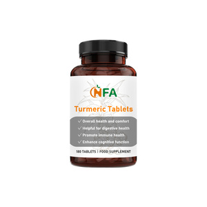 Customizable Turmeric Tablets with Ginger Root Extract Herbal <b>Supplements</b> Immune Support Promotes Digestion Natural Tablet - Product Image 1