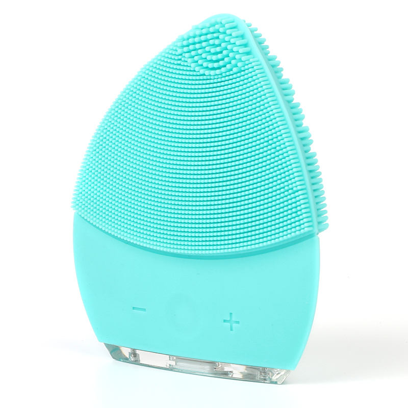 ORANGLES Waterproof Sonic Facial Cleansing Brush | Portable Travel Massager for Deep Pore Cleansing & Exfoliation | Trending Skincare Device – orangles Kuwait - angled perspective - presenting advantages - Image 4 of 6 | fits any environment | Purchase Waterproof Sonic Facial Cleansing Brush | Portable Travel Massager for Deep Pore Cleansing & Exfoliation | Trending Skincare Device – orangles Kuwait Michigan | Free Shipping ORANGLES