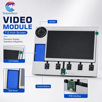 Módulo de Video de 7 Pulgadas, Pantalla HD 1024x600, 2GB de Memoria, Batería de Litio Recargable, Material Artpaper, Compatible con MP4, Ideal para Bodas